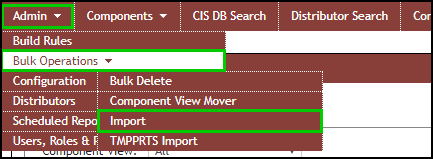 Menu selection to import Starter Library