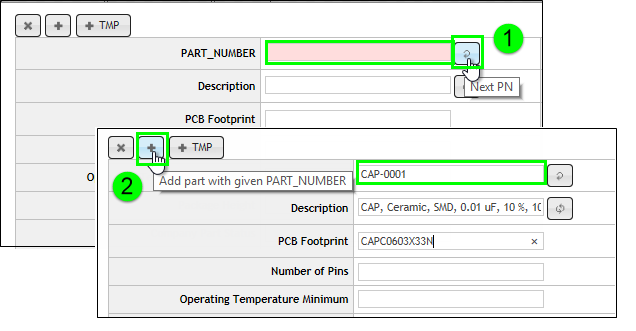 Obtain An Auto-Increment Part Number