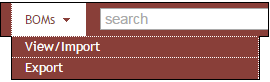 BOM Menu Options