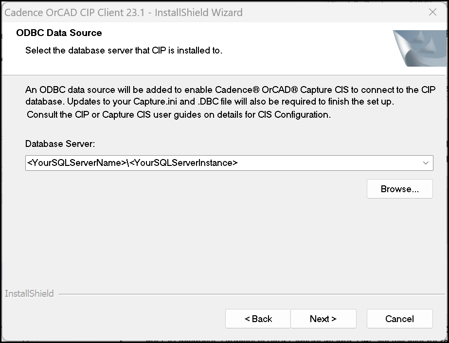 ODBC Data Source Setup with Installer