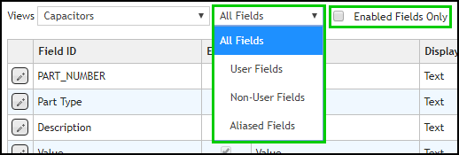 All Fields for Capacitors