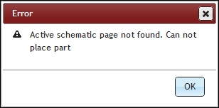 Error when Active Schematic Not Found