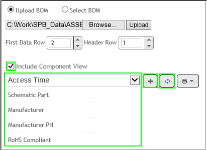 Add Part Table and Additional BOM Fields