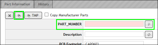 Copy Part as Given PN