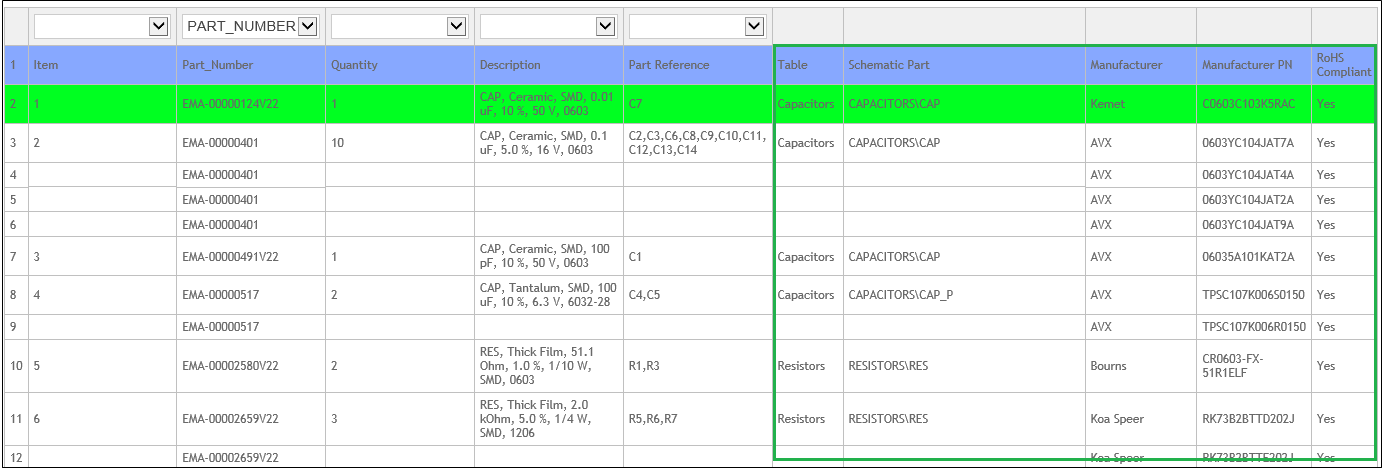 Added Parametric Data Fields