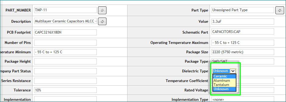 Choosing a Value from a Pick List