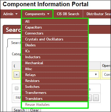 Select Reuse Modules