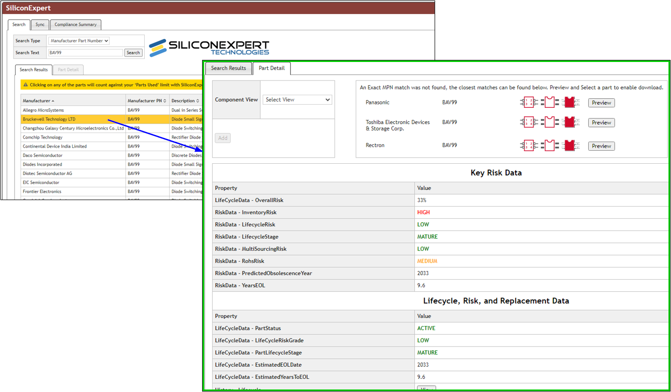                          Highlight part and click to open Part Details